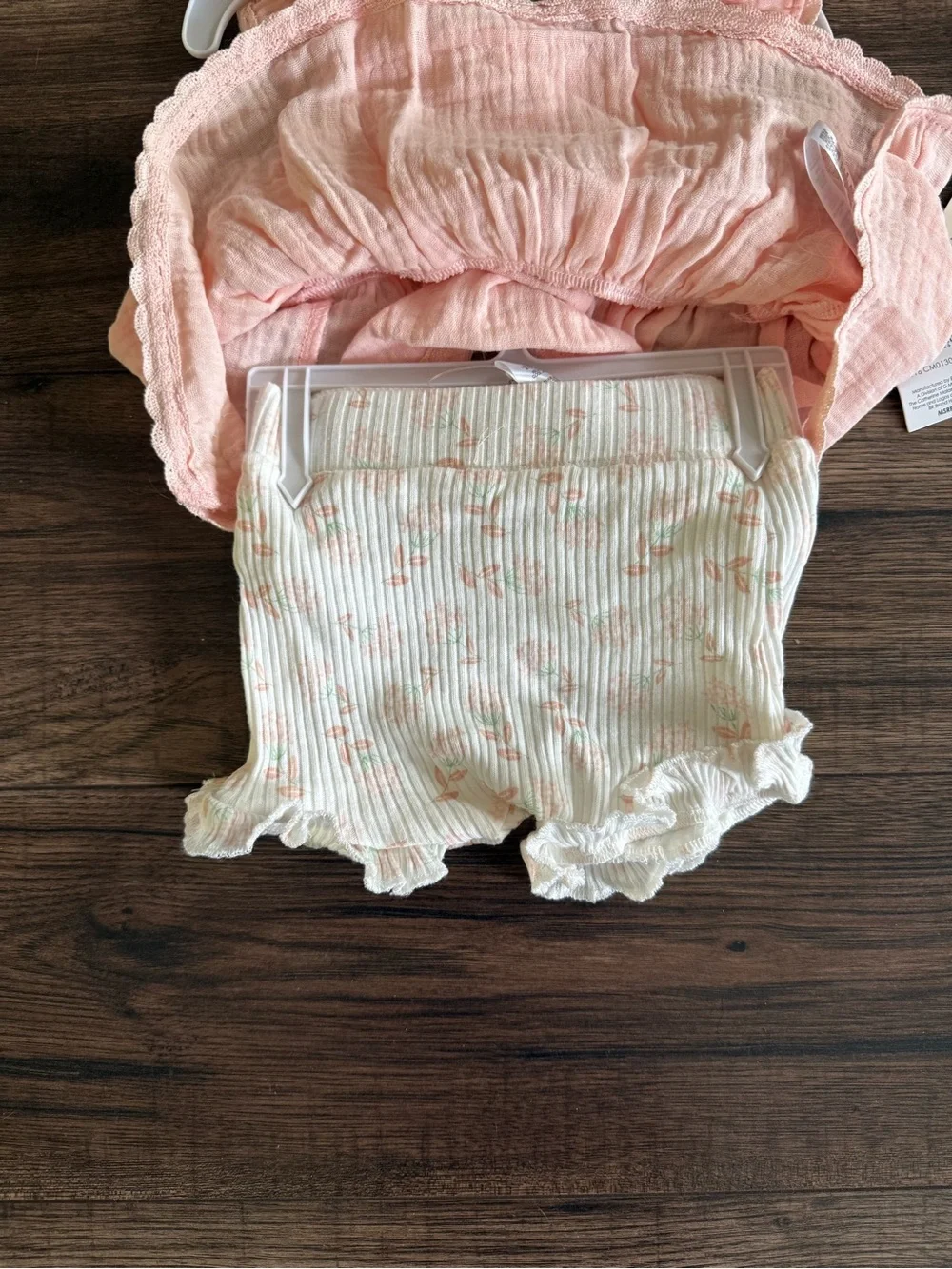Catherine Malandrino Peach and Cream Girls 3-Piece Matching Set